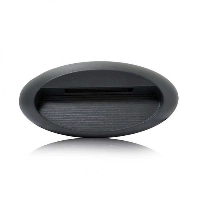 Applique Murale LED 3W Ovale - Fixation horizontale