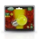 Ampoule LED E27 1W Couleur - Jaune blister