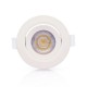 Spot Orientable 5W LED SMD - Vue face blanc