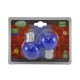 Pack de 2x Ampoules LED B22 1W Couleur