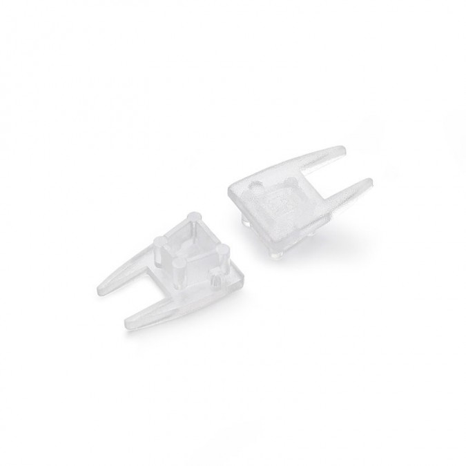 Terminaison pour Profilé Alu LED Glass (x2)