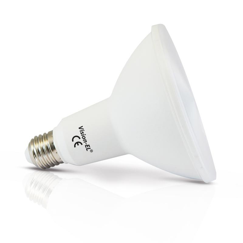 Ampoule LED dépolie standard E27, 6.5W, blanc froid.