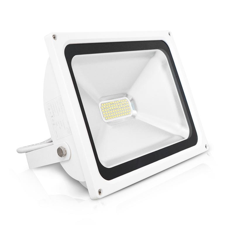 Projecteur LED avec détecteur RF 100102 50W 4000 Lm Blanc jour Miidex  Lighting