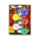 Pack de 5x Ampoules LED B22 1W Couleurs