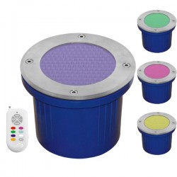 Spot 230V encastrable extérieur 144 LED RGB