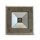 Spot 230V encastrable sol carré LED COB 3W - IP67 - Vue face