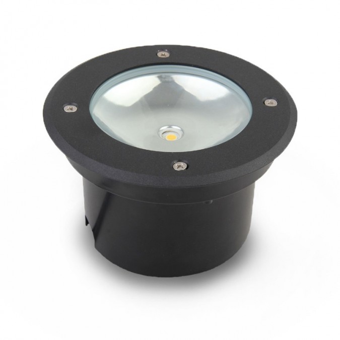 Spot 230V encastrable extérieur LED COB 3W Rond