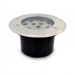 Spot 230V encastrable extérieur LED COB 10W Rond