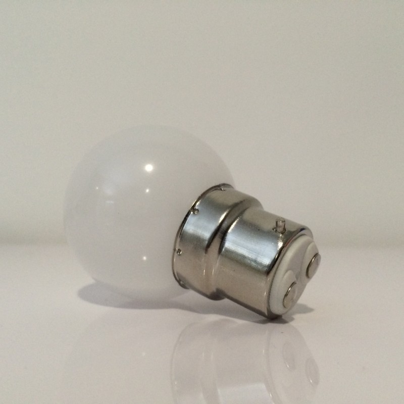 Ampoule LED B22 1W G45 Incassable LBiMP®