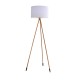 Lampadaire multicolore TAMBOURY WOOD