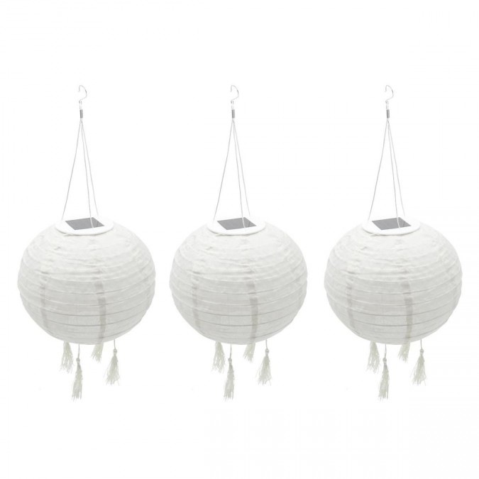 Lot de 3 lampions HIMALAYA