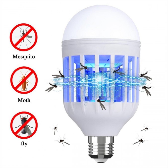 Ampoule LED E27 9W éclairante anti-moustique BULBY MOSKY