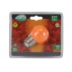 Ampoule LED E27 1W Couleur - Orange blister