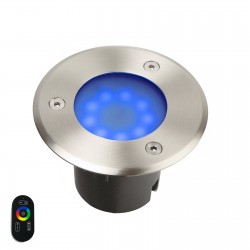 Spot 12V encastrable extérieur Ø100 mm RGB+CCT